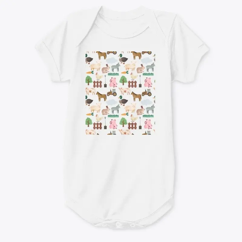 Farmyard Animals Print