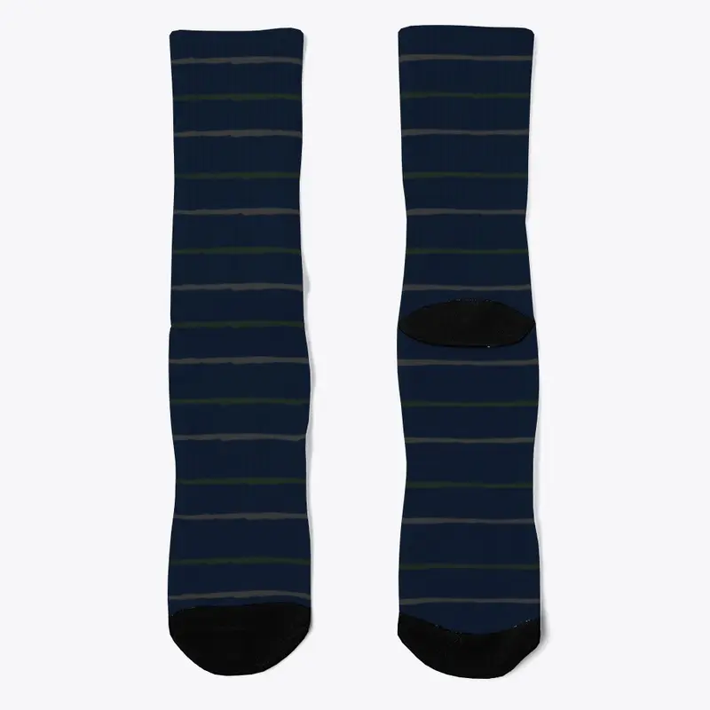 Stripes Pattern on Navy Blue